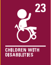 Children with disability logo